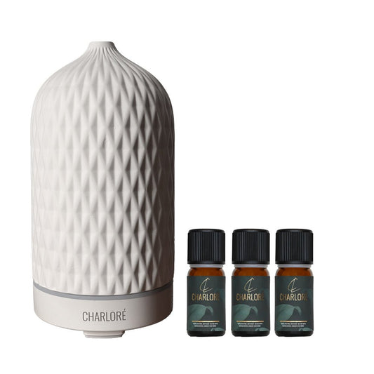 White Diamond ceramic diffuser deluxe set 3x